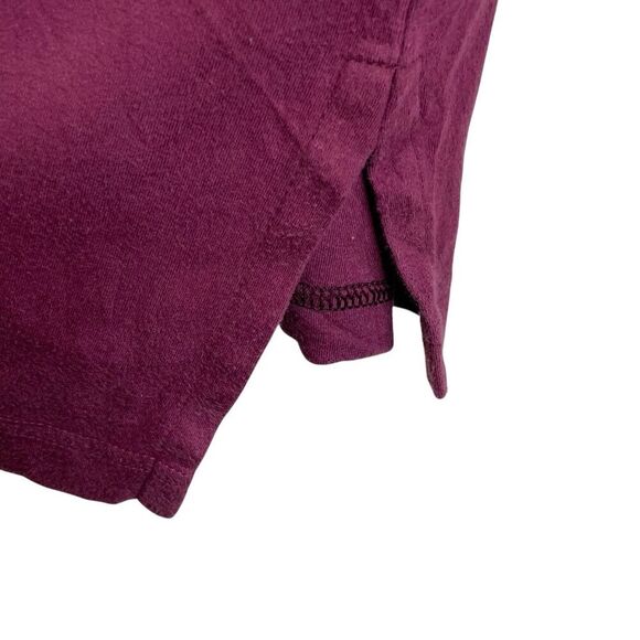 Peruvian Connection Womens Turtleneck Tunic Pima Cotton Long Sleeve Burgundy  XL - Picture 5 of 15